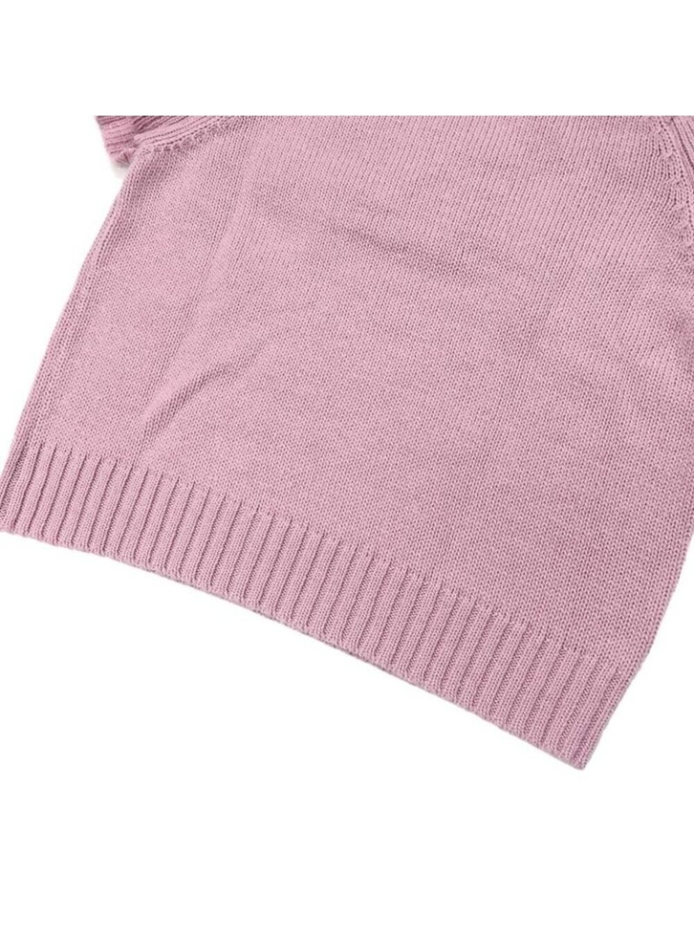 Dior Short Sleeve Knit Ruffles 36 Sizes Pink 344 S13 Bm003 Cashmere - Picture 9 of 10